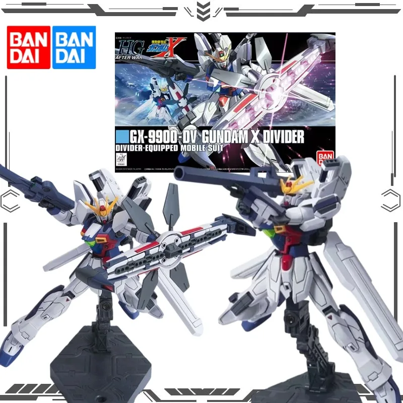 

Bandai Original HG 1/144 GX-9900-DV Gundam X Divider After War Bandai Gunpla Model Kit Collectible Model Ornaments