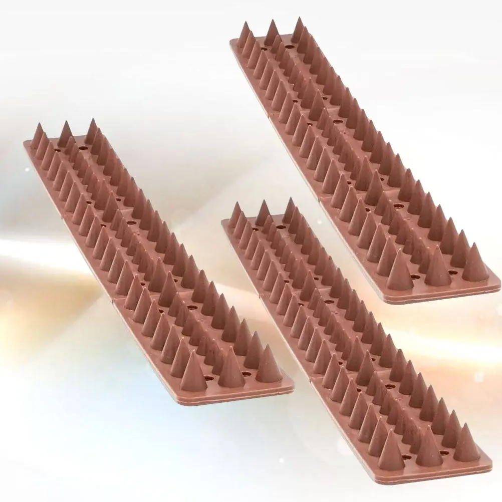 

3Pcs Anti-Climbing Spike Plastic Nail Bird Repellent Enclosure Fence Security Strip Balcony Window Sill Protector