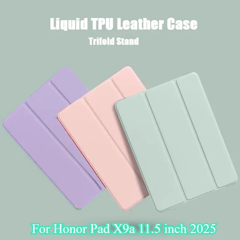

Мягкий жидкий силиконовый чехол для Honor Pad GT X9a 11,5 дюймов 10 12,1 дюйма 2025 X8a X9 X8 Pro 11,5 дюйма X8 Lite кожаный полный защитный чехол