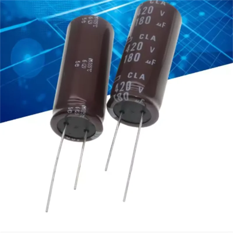 2PCS 180UF 420V Black Diamond Capacitor 420V 180UF 18X45 CLA Replace 400V 180UF