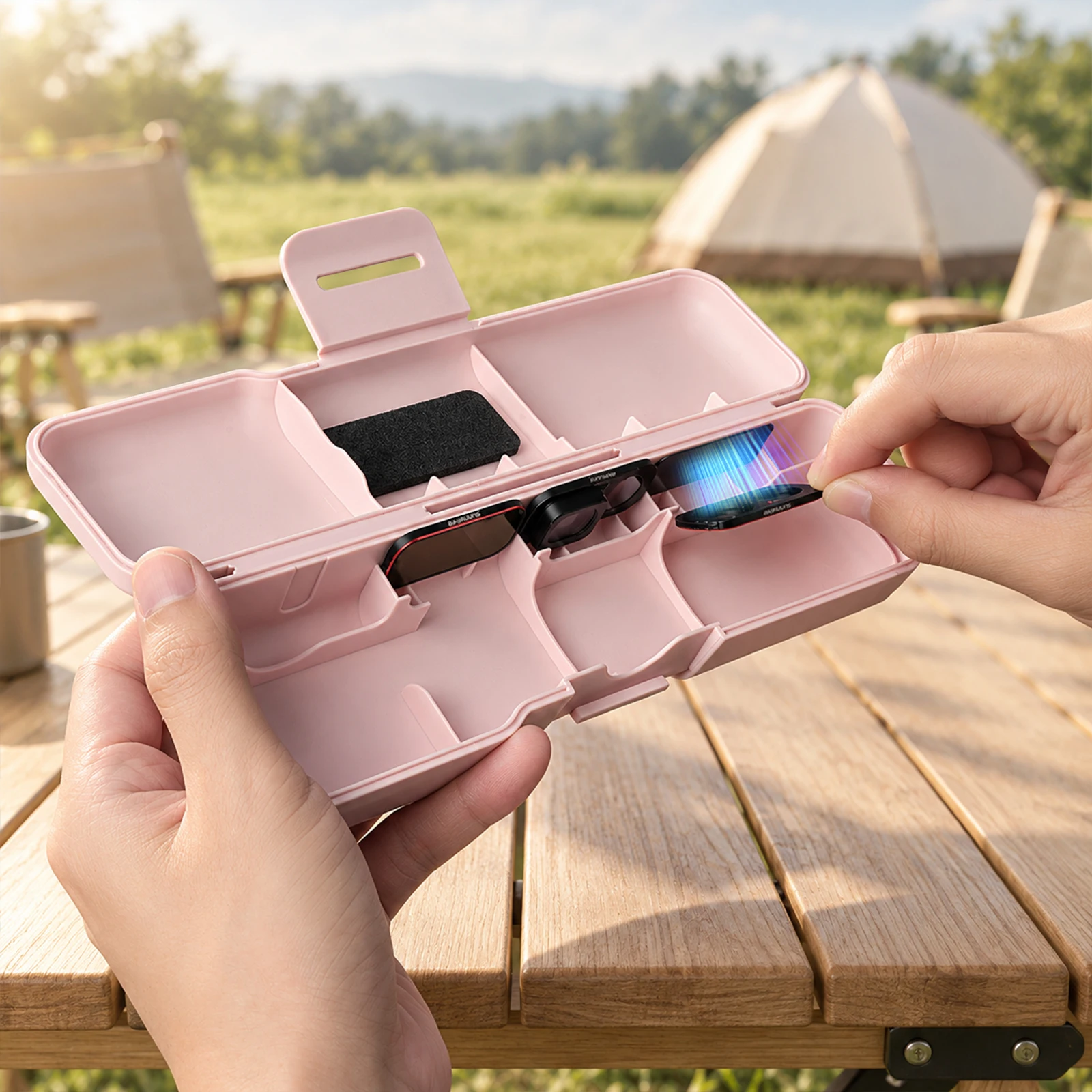 Staubdichte und stoßfeste Aufbewahrungsbox, geeignet für die Insta360 Luna Ultra. – Detail 4