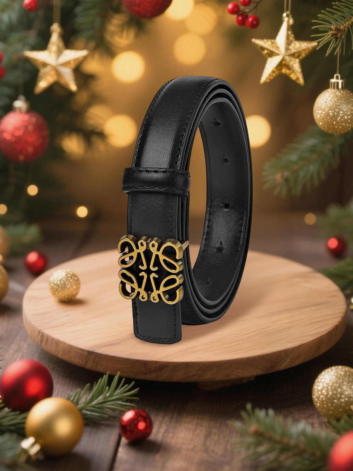 حزام كلاسيكي للسيدات كاجوال جوكر للسيدات حزام رفيع شخصية عصرية مع تنورة بنطلون.