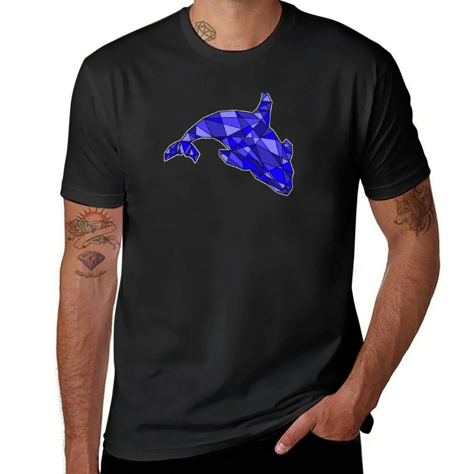 Diamond Whale T-Shirt vintage clothes tees oversizeds mens t shirts