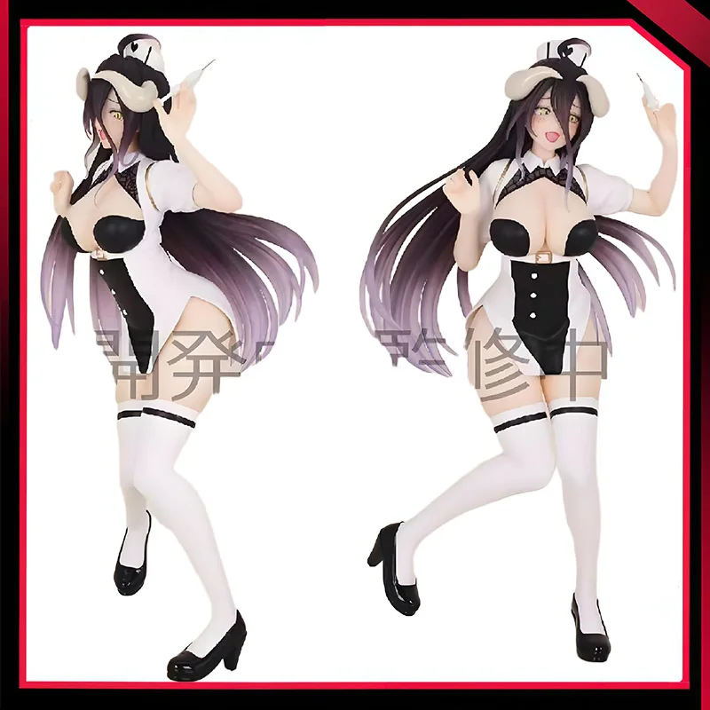 

В наличии оригинальная фигурка системного обслуживания Overlord Vivit Albedo Nurse Ver 18 см, аниме-фигурка, модель из ПВХ, коллекционные игрушки, подарок другу