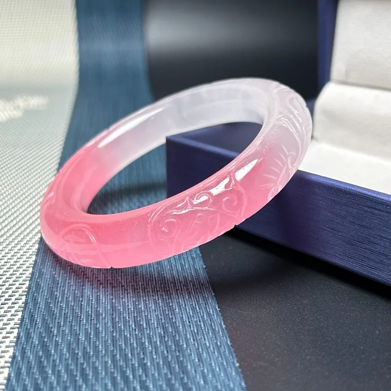 

High Ice Round Bar Bracelet, Elegant, Fashionable and Versatile Girl's Model