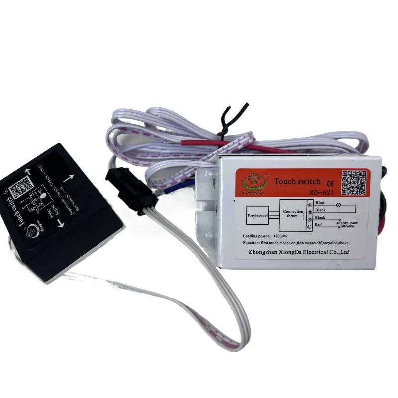 170-240V On/Off Touch Switch for Mirror Lamp Lighting Accessories 50/60Hz XD-621 All Types of Lamps on The Medium
