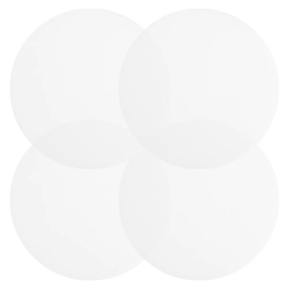 

4Pcs LED Lighting Accessory Lampshade Diffuser Round 134mm White Drum Lampshades DIY Light Reflector Soft Diffuser Sheet