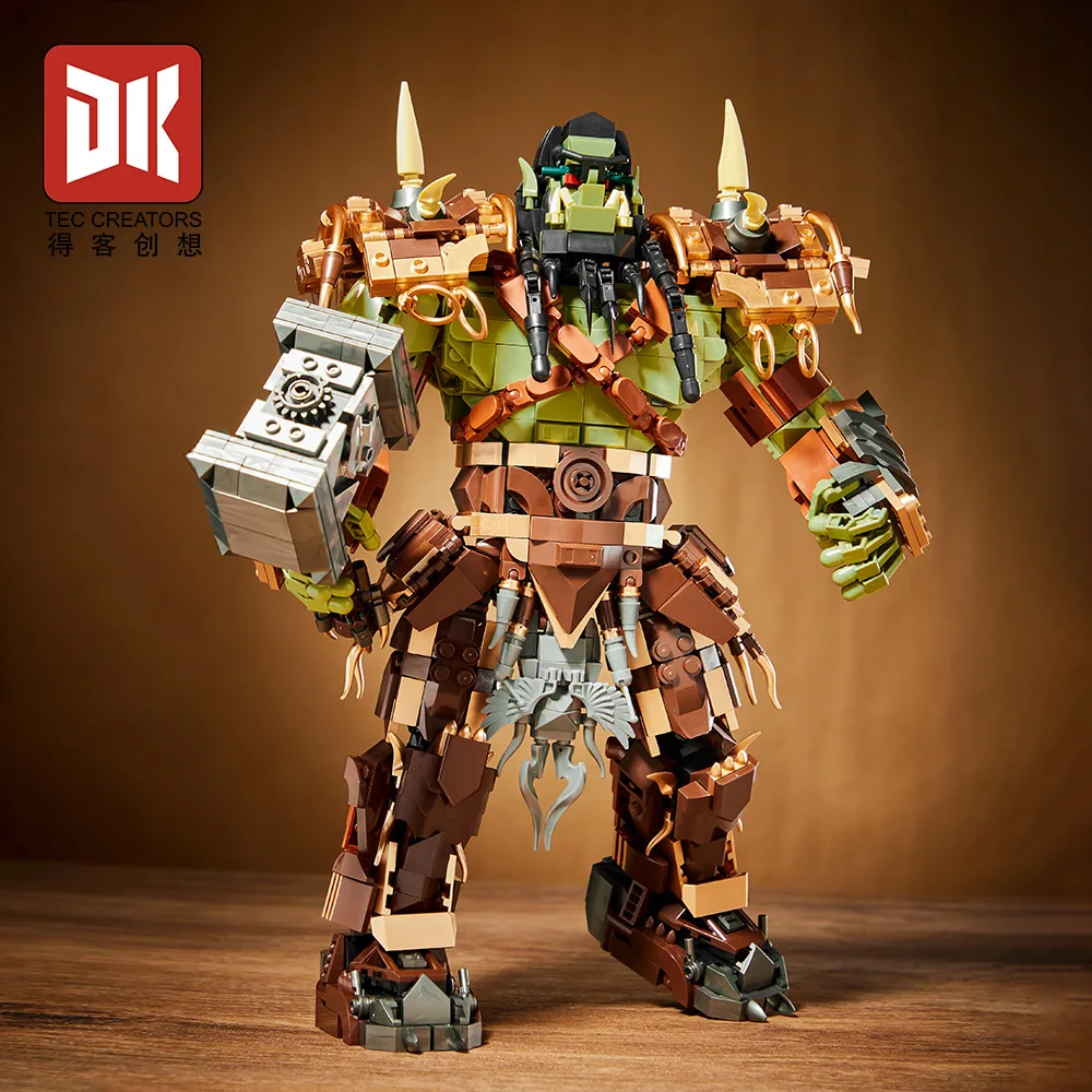 

Dk2021 Magical Orcs, Ancient Sayer Building Blocks, Chieftain Tribe Model Battle, Assembled Toys, Ornament, Boy