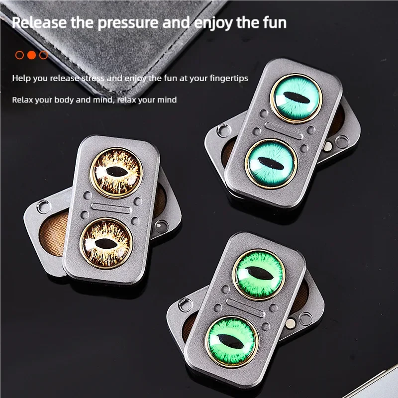 EDC métal hibou Fidget Spinner curseur en alliage de Zinc doigt gyroscope soulagement du Stress main Spinners jouet rotatif Antistress Fidgeting jouets
