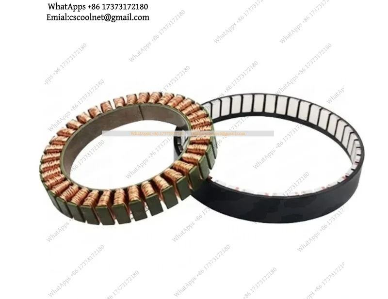 JS02 WK8110 Large Diameter Ultra-thin External Rotor Frameless Torque Motor Simulation Robot Joint Drive Module