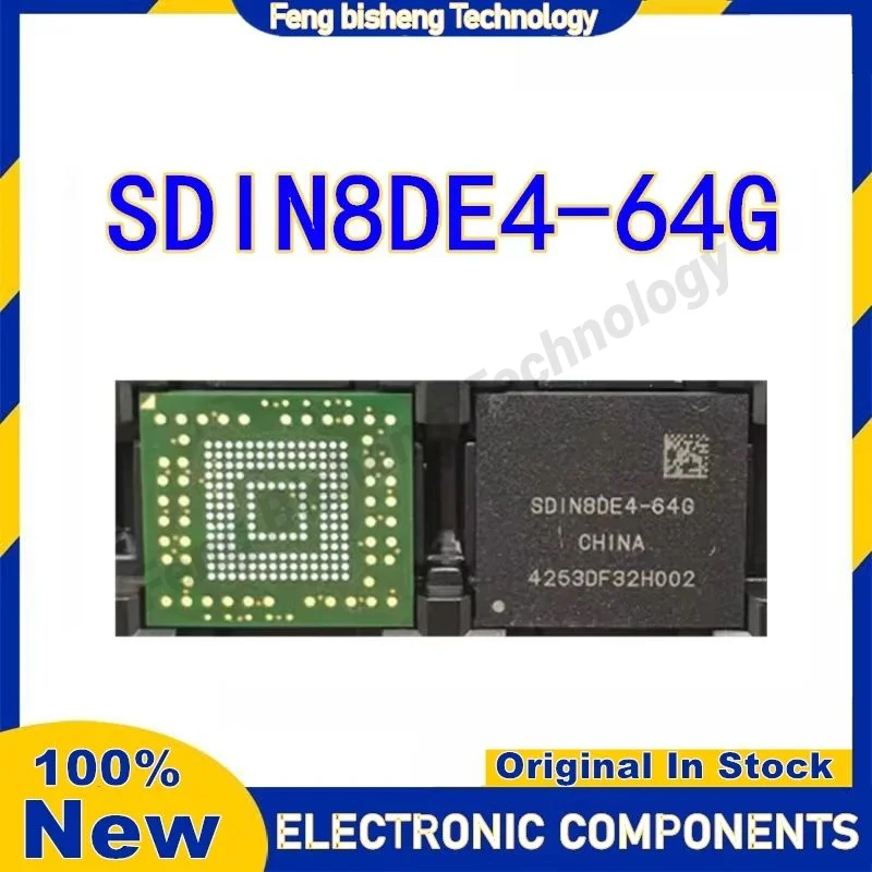 1PCS Nieuwe Originele SDIN8DE4-64G SDIN8DE4 64G BGA-153 SDIN8DE4-64 BGA153 8DE4-64G EMMC 64GB Op Voorraad