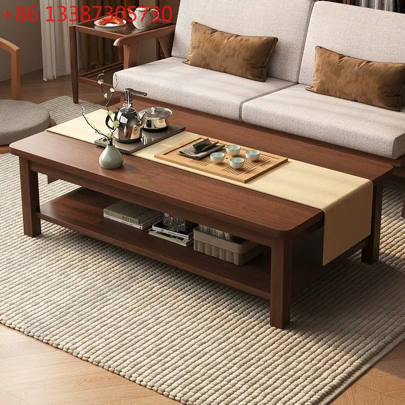 

Solid wood coffee table living room home new simple small apartment tea table