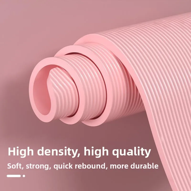 

Thiened 20MM Yoga Mat for Beginners Home Use Women's Sports Fitn Anti-Slip Yoga Dance Mat Non-Slip l Rubber