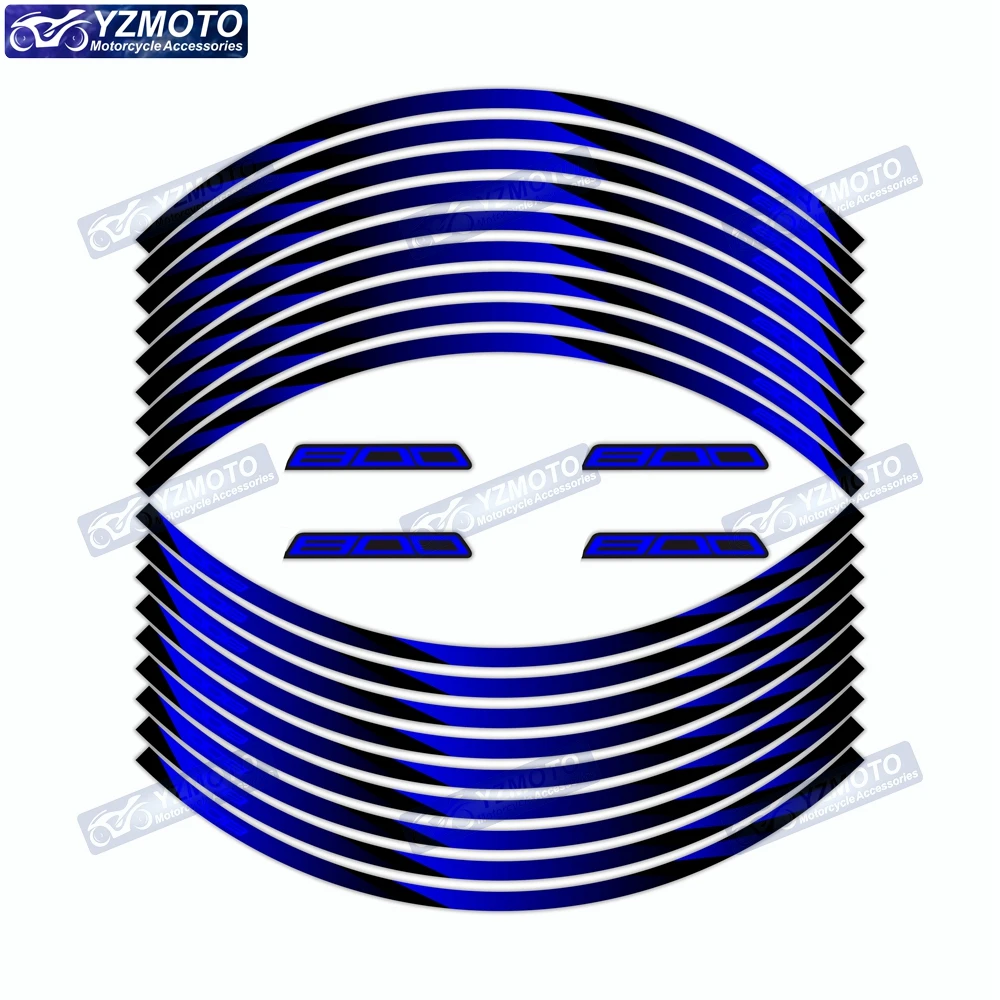 

For Z800 Motorcycle Racing Front And Rear 17 Inch Wheel Hub Sticker Logo Decal Waterproof Reflective Decorative Rim Stickers