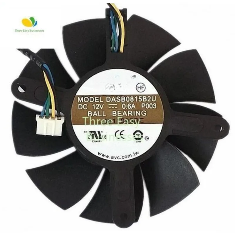

DASB0815B2U 0.6A GTX560 4 line TI public version of the heat pipe radiator 3 heat pipe graphics card fan blade