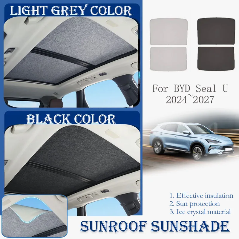 

Солнцезащитный козырек для люка автомобиля BYD Seal U, Sealion 6, Song Plus DM-i EV 2024-2027, накладка на окно, аксессуары для авто