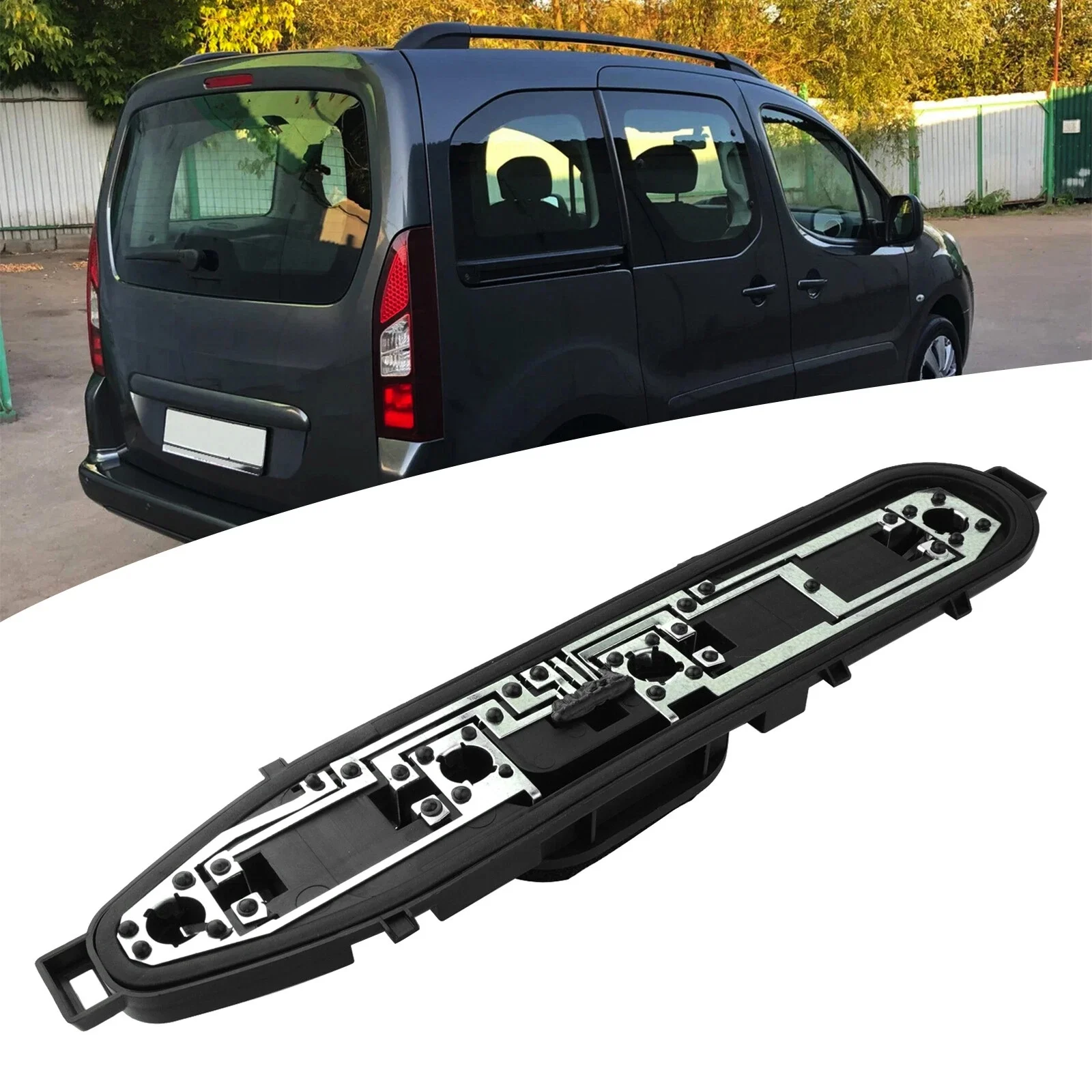 

Печатная плата заднего фонаря автомобиля 9677205180 9677205080 для Peugeot Partner Tepee/Citroen Berlingo 2012-2018 с вертикальной дверью