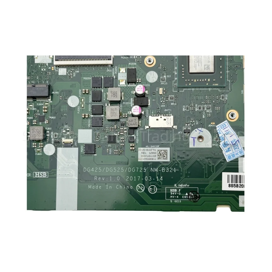 Placa base DG425 DG525 DG725 NM-B321 para Lenovo Ideapad 320-14AST 330-14AST, ordenador portátil con E2-9000, A4-9120, A6-9220, CPU AMD