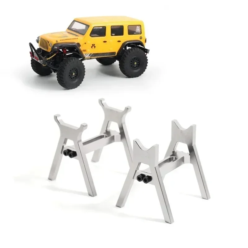 

Toy CNC Aluminum Alloy Lifting Jack Repair Tuning Tool Display Stand Station For TRX4M SCX24 FCX24 1/18 1/24 RC Car Accessories