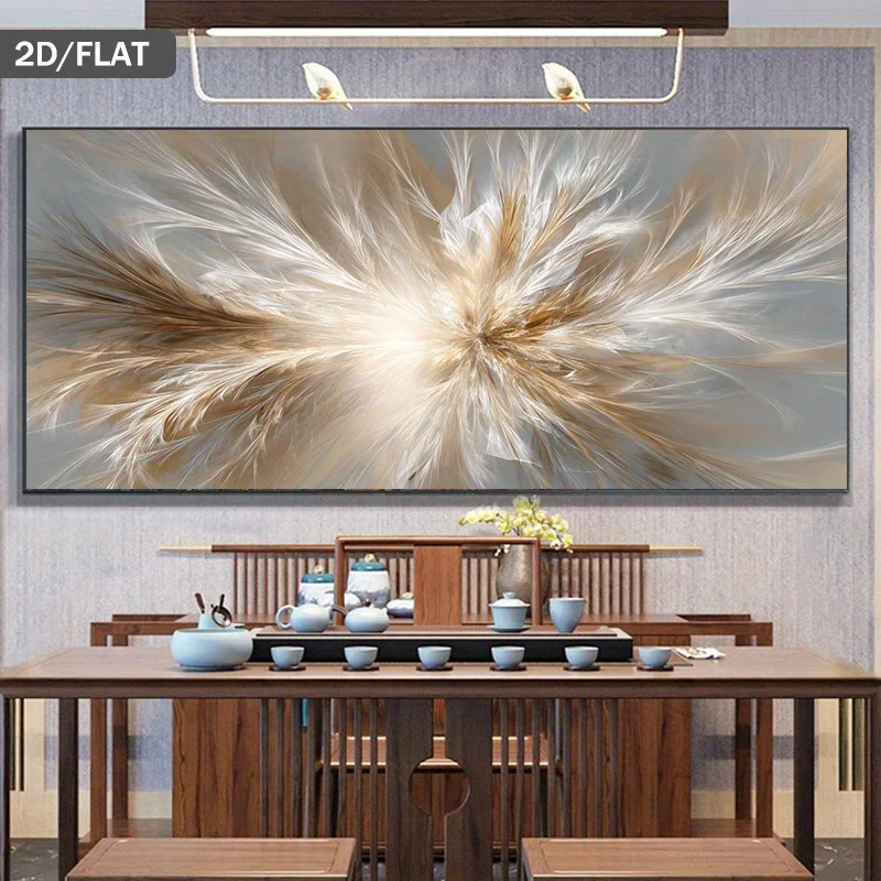 

1pc Modern Abstract Wall Art Painting Wall Printed Posters Mural Suitable for Living Room &, Frameless Canvas Poster, 2D Flat