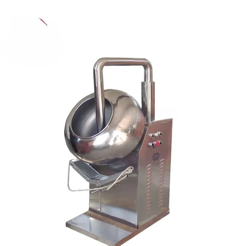 

Stainless Steel Small Chocolate Coating Machine Candy Cocoa Bean Polishing Machine Pill Polishing Sugar Coating Machine