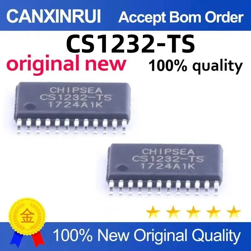 

CS1232-TS TSSOP24 Package High Precision 24-Bit Analog-to-Digital Conversion IC Quality Assurance