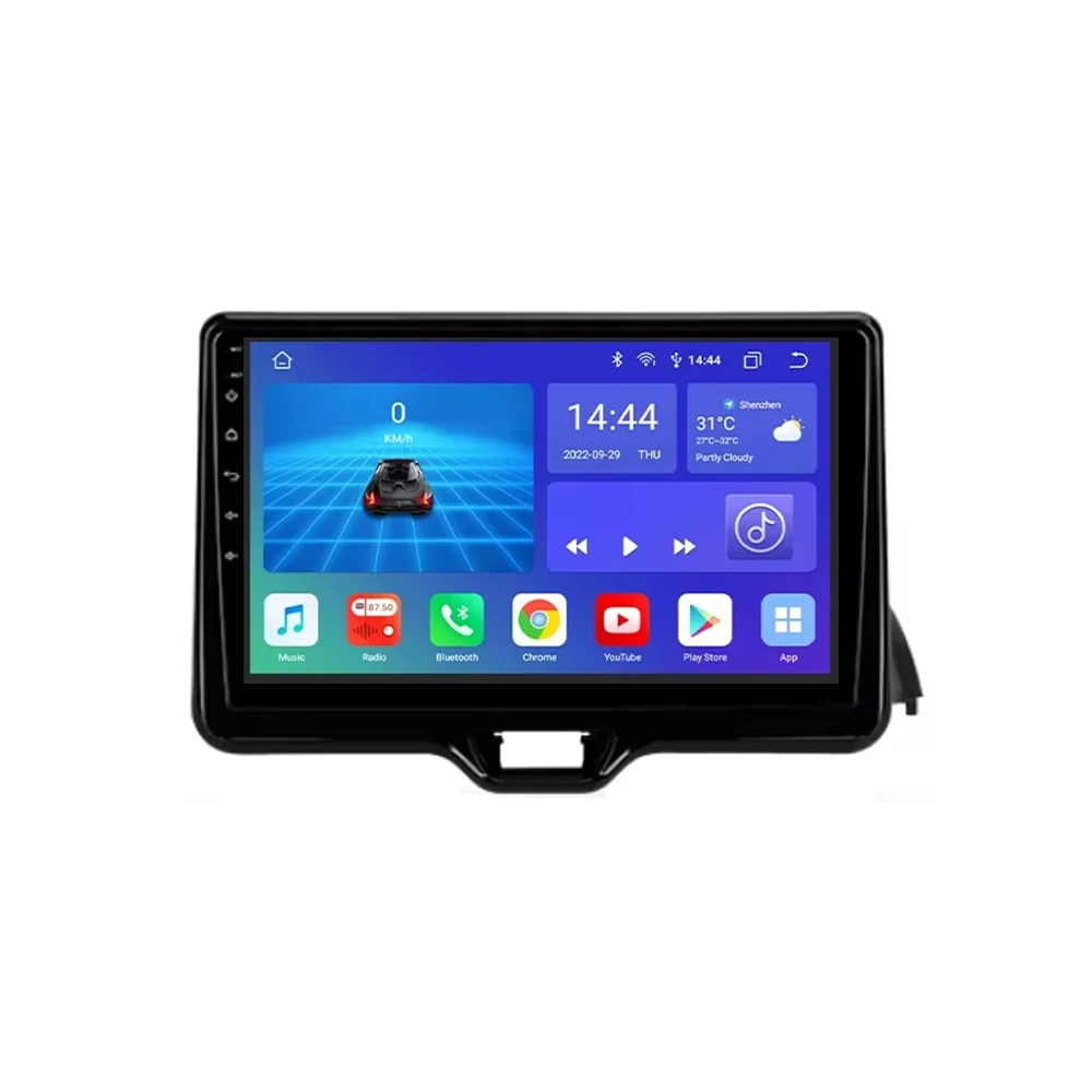 Android Carplay Auto For Toyota Yaris Vios 2020 - 2023 Right hand drive Car Radio Multimedia Video Player GPS Navigation 2Din