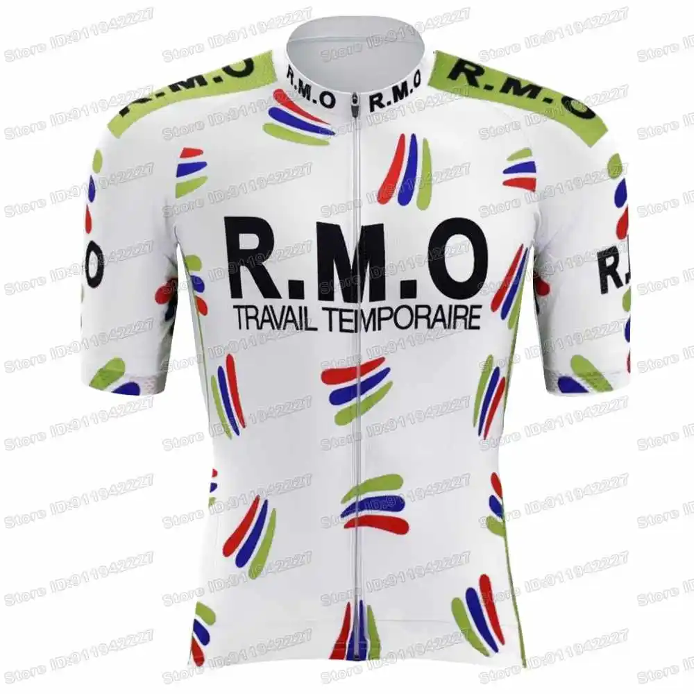 2025 ريترو فريق RMO الدراجات جيرسي مجموعة الرجال خمر الدراجات الملابس الصيف الكلاسيكية الطريق دراجة قمصان دعوى دراجة مريلة السراويل