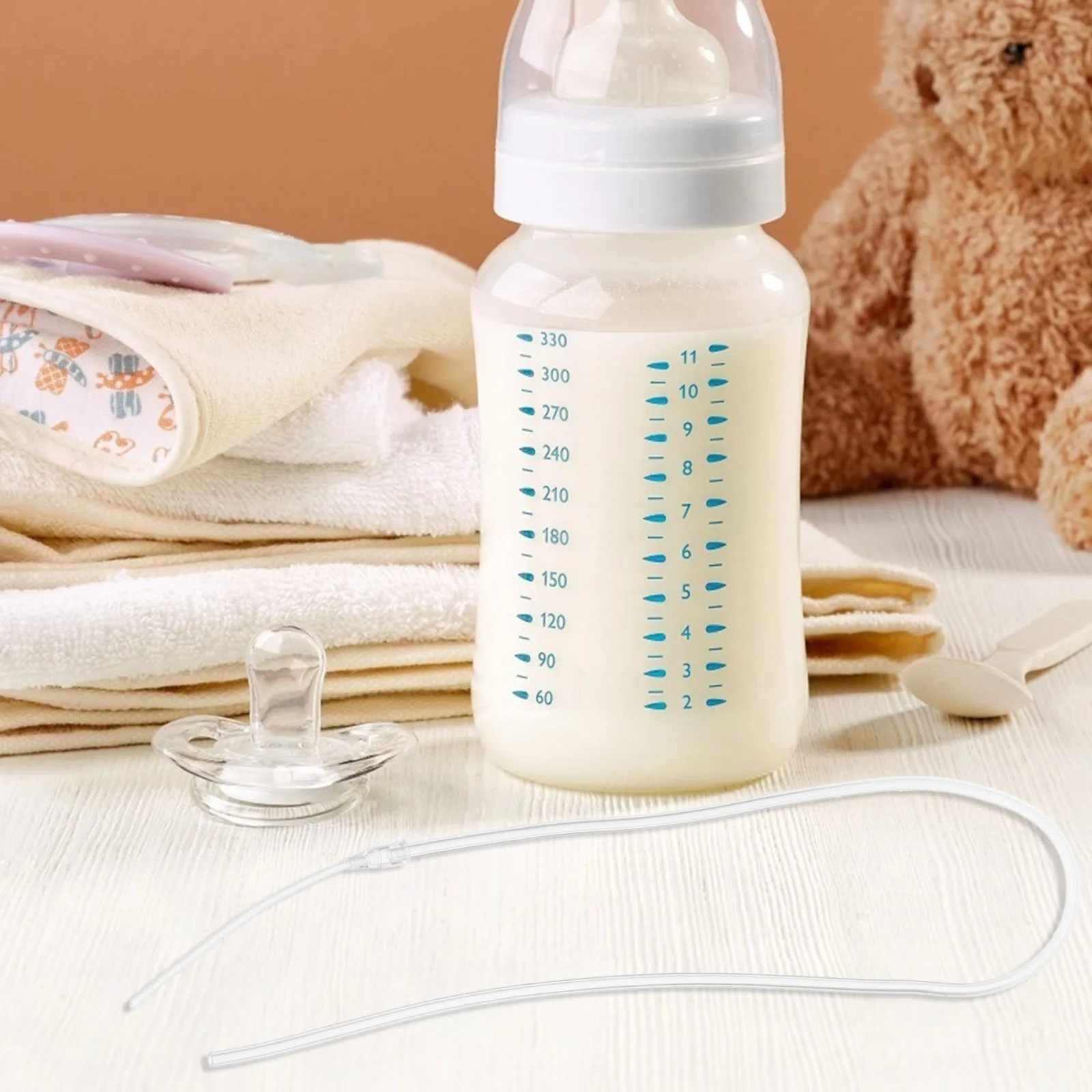 

2 Pcs Milk Aid Breastfeeding Tube Feeder Babies Bottles for Newborn Breastfed Straws