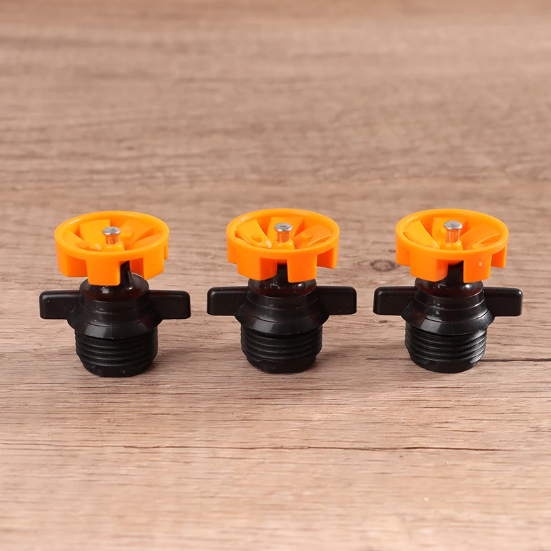 1/5Pcs 1/2" Male Thread Automatic Rotation 360 Degree Watering Nozzle Sprinkler Garden Park Lawn Flower Vegetable Irrigation