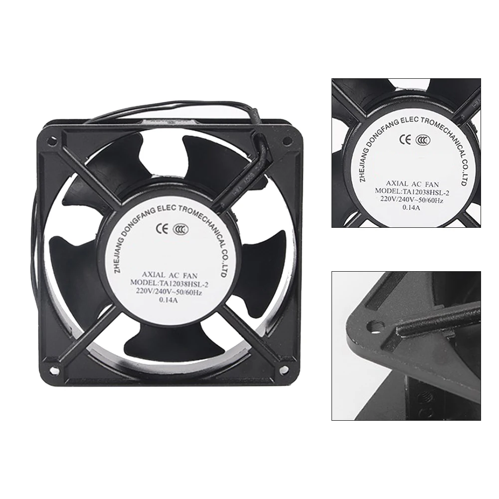 1pc Thermal Fan Axial Fan For Fireplace Cassette Insertable High Temperature Resistance Metal Blades Household Power Tools Parts