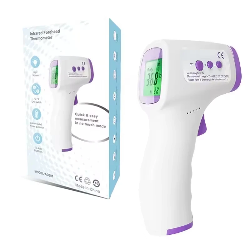 

Touchless Thermometer for Adults, Digital Infrared Thermometer Gun with Fever Alarm, Forehead Fast Accurate Results