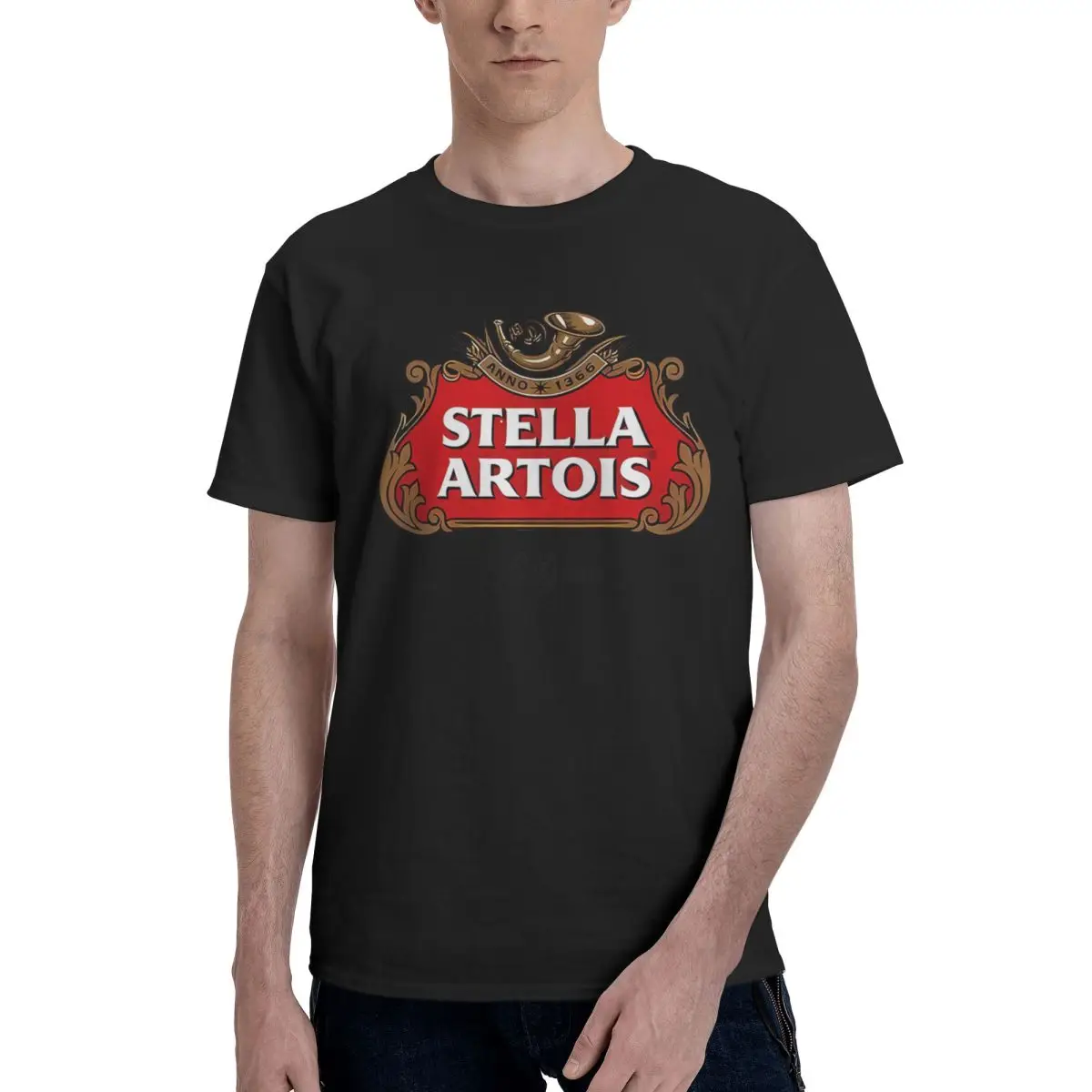 

Stella Artois 100% Cotton Casual Breathable Confortable Men Top Designer Clothes Men Men's Tops
