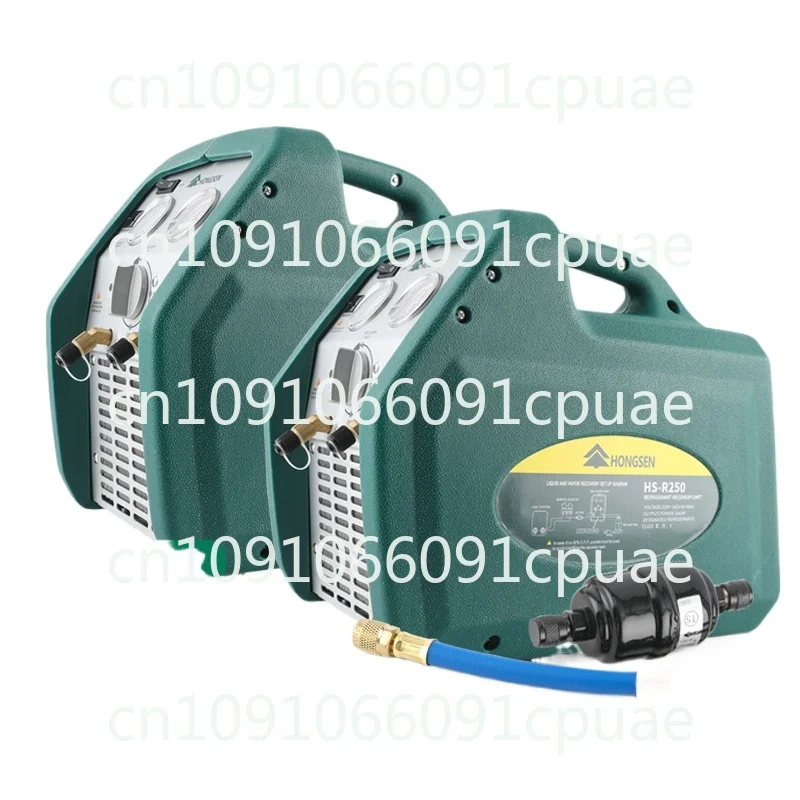 R250/500-F Refrigerant Recovery Machine Double Cylinder Refrigerant Fluorine Extractor and Gas Separation Snow Fluoride Receiver