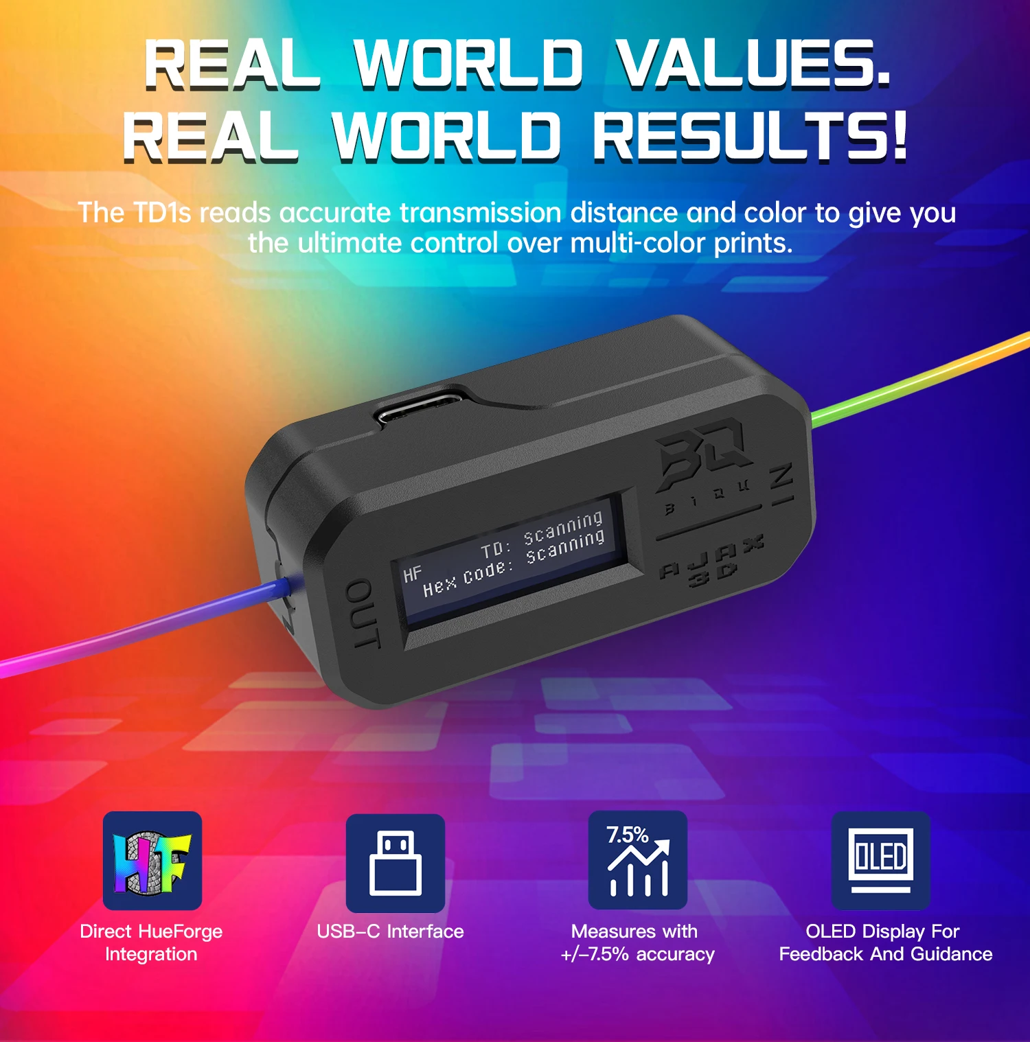 BIQU TD1s Modules Reads Accurate Transmission Distance And Color For 3D Printed Multi-color Prints 3D Printers Accessories