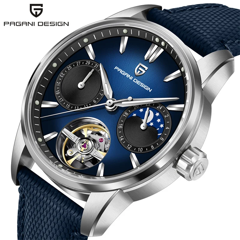 Canvas Strap Watch - Luxe heren automatisch horloge PD-YS021 met