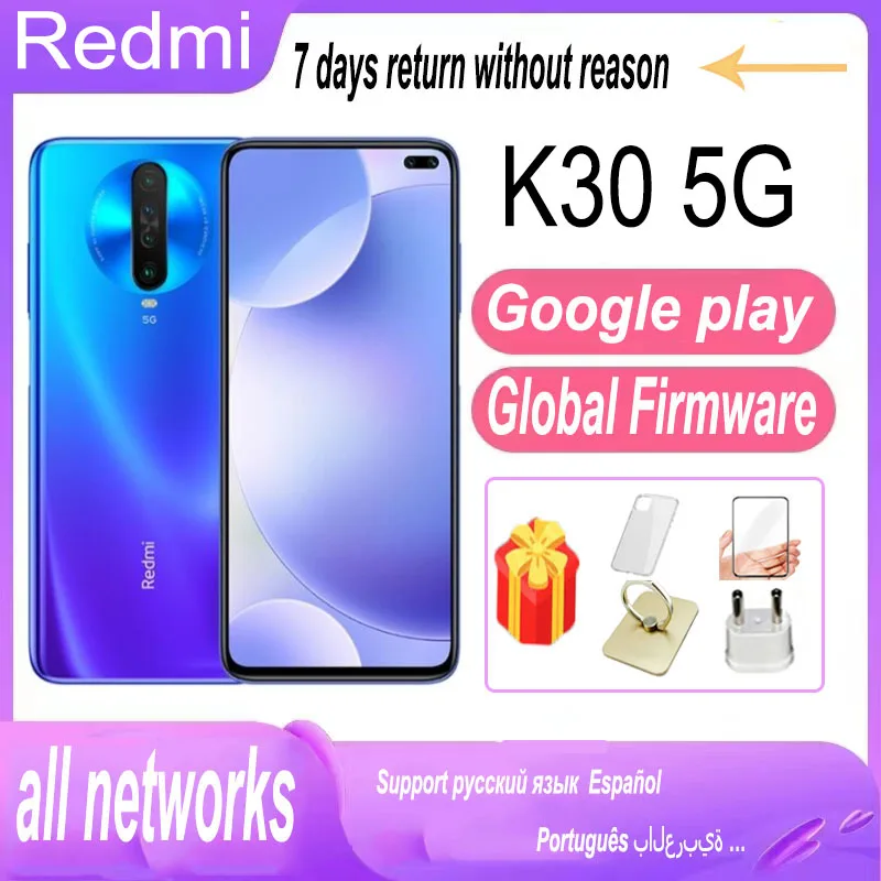 Imagem -04 - Xiaomi-smart Phone Celular Original Redmi K30 Pro Zoom K30 5g Nfc 4g 8g 256g Versão Global Todos os Netcom