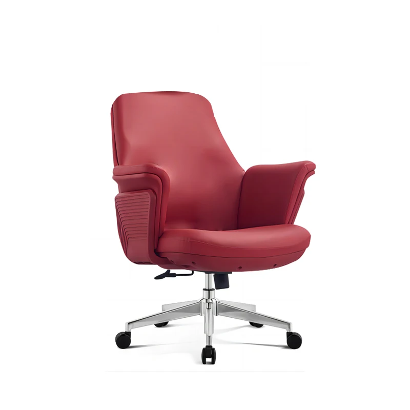 كرسي مكتب فاخر رخيص حديث كبير الحجم كرسي مكتب تنفيذي مريح أثاث موبليس معدني قابل للدوران للتأمل الاسكندنافي #3