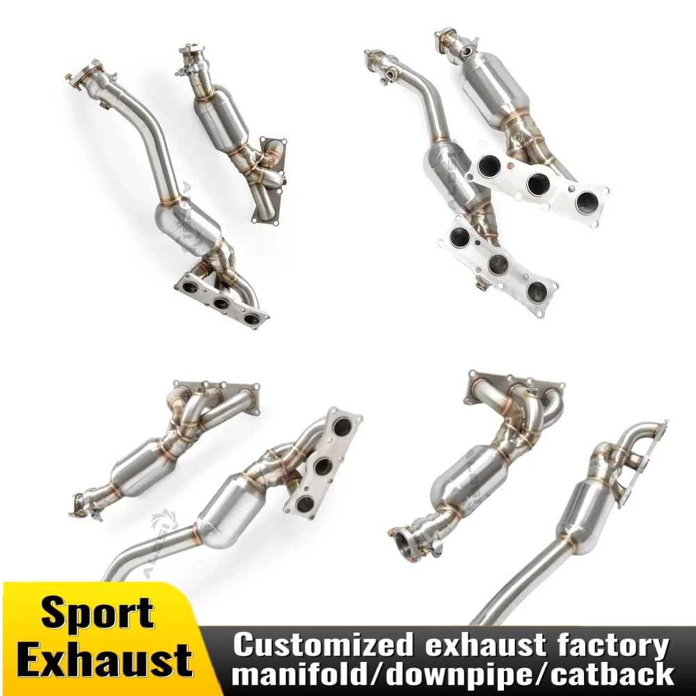 

Suitable for BMW N52 2.5 3.0 exhaust manifold stainless steel exhaust downpipe racing performance head auto parts power upgrade