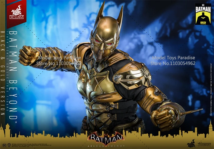 HOTTOYS VGM64 1/6 Batman da collezione Black Gold Edition Batman: Arkham Knight Set completo Modello di action figure soldato da 12 pollici