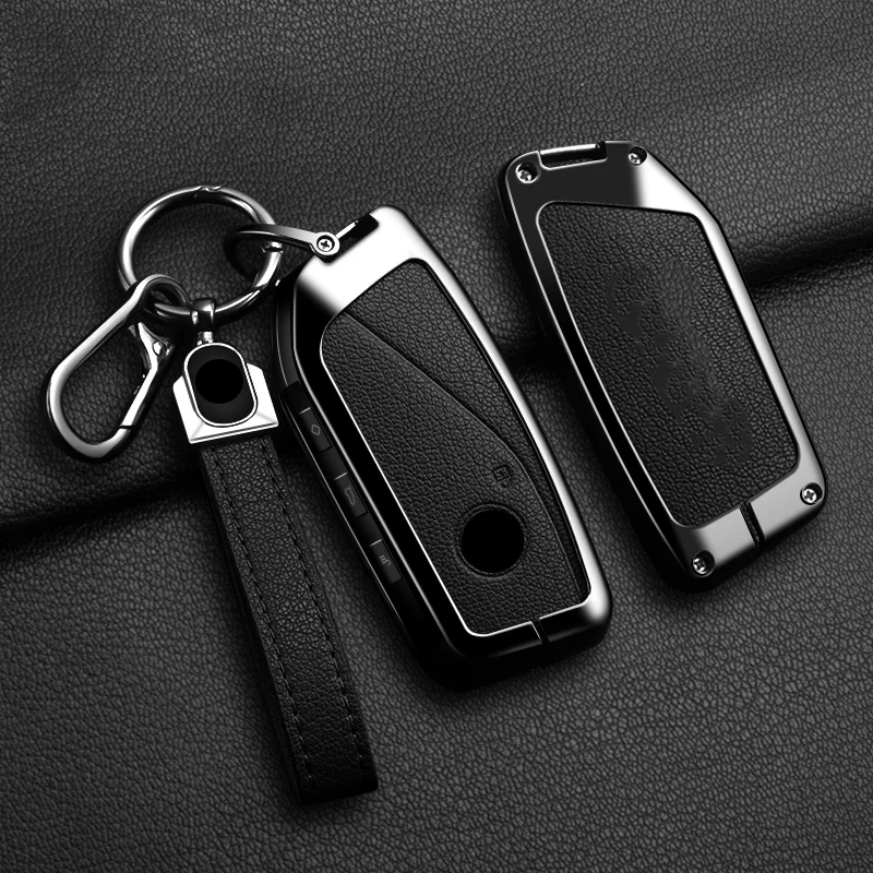 Obudowa kluczyka samochodowego ze stopu aluminium do BMW X1 U11 X7 G07 XM G09 I7 Serii 7 G70 LCI IX I20 U06 G81 M3 2023, ochraniacz, brelok, akcesoria