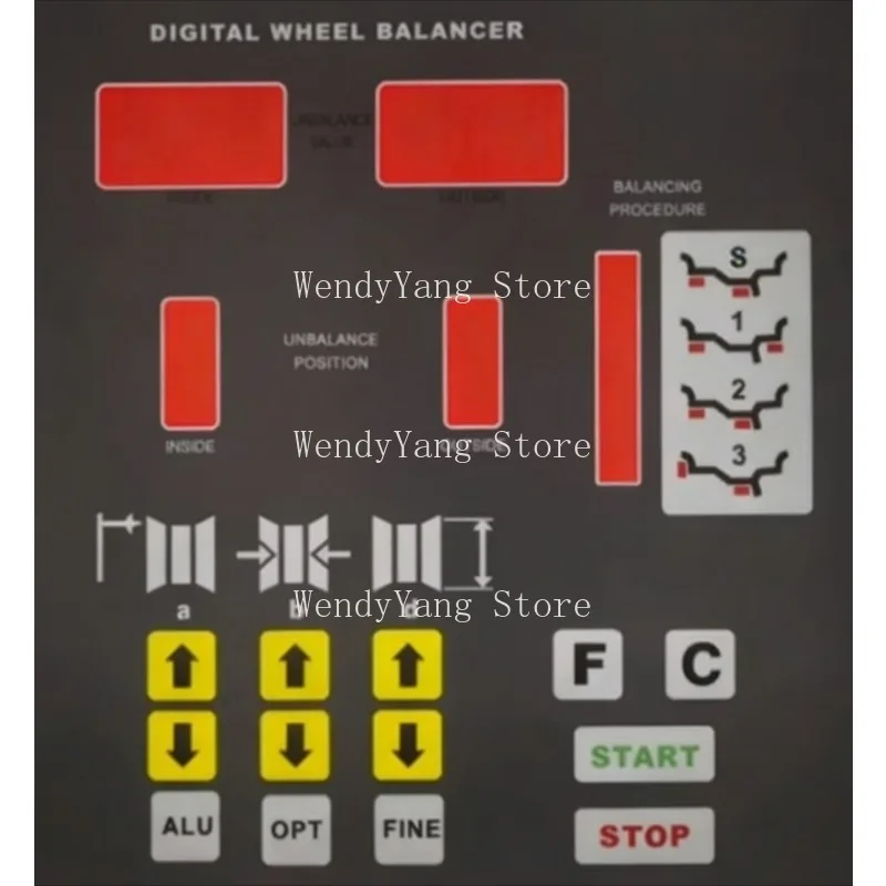 

Suitable for The 1PC Balancing Machine Accessory Button Board Control Panel of U500