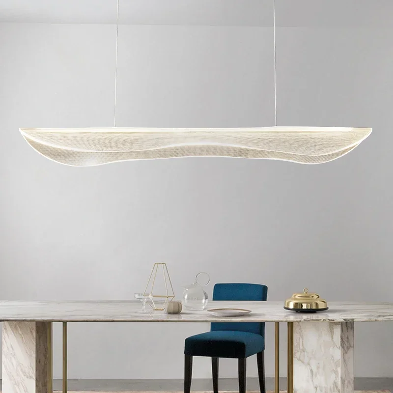 Modern Minimalist LED Acrylic Chandelier for Living Room Dining Room Dining Table Kitchen Home Decoration Chandelier