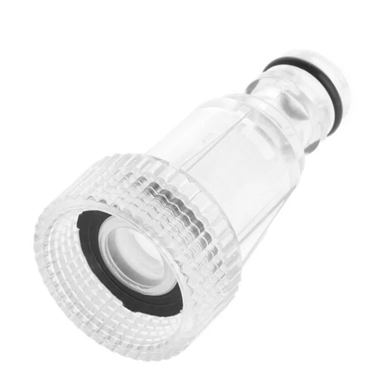 Pressure Washers Water Filter Water filter High Pressure 140° Plastic Transparent Tuck 2pcs Attachment Connection