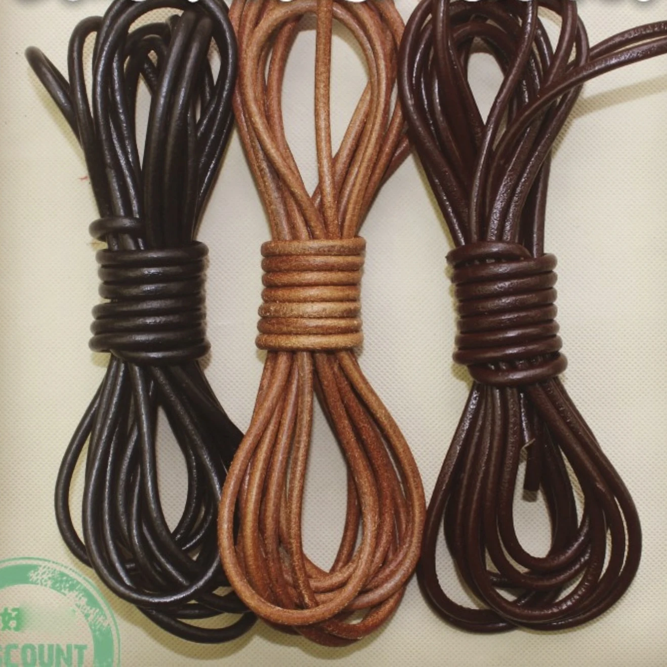1/1. 5/2/3/4/5/6/8mm 100% prawdziwej skóry okrągłe stringi przewód skórzany przewód sznurkiem dla naszyjnik DIY bransoletka DIY tworzenia biżuterii