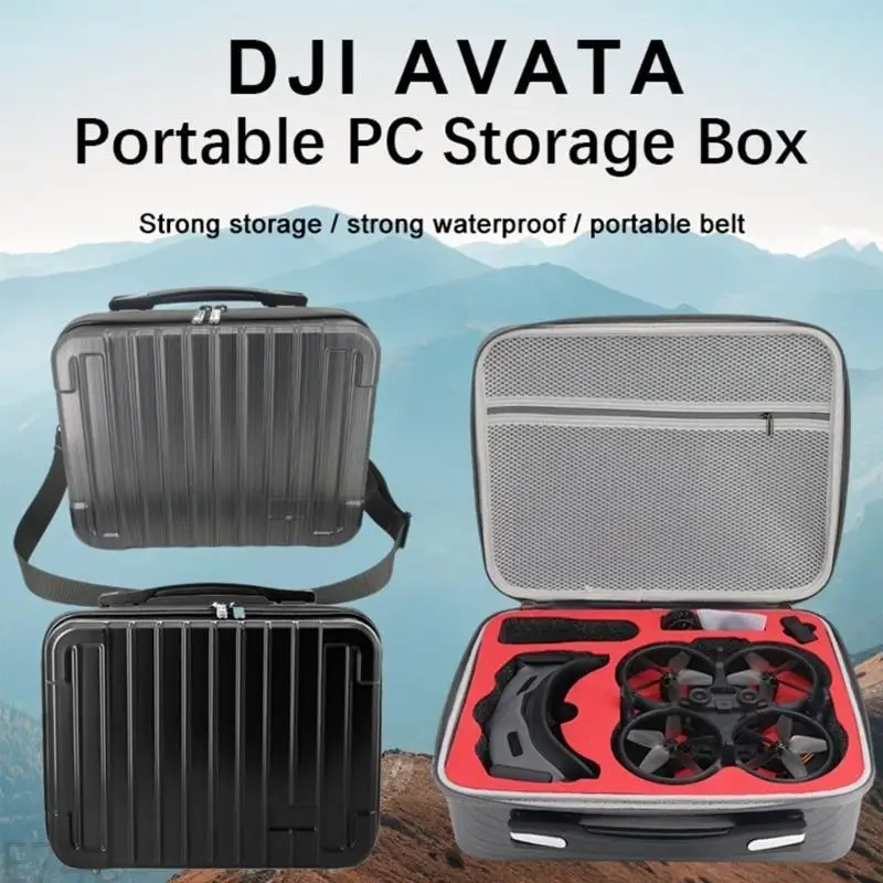 

E74D PC Hard Cases Lightweight Carrying Cases for Avata Dustproof Protective Storage Box Large Capacity Storage Bag