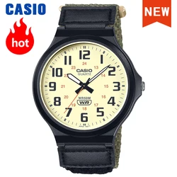 Casio-reloj Retro de estilo universitario, cronógrafo de puntero neutro, conjunto de lujo, de cuarzo, resistente al agua