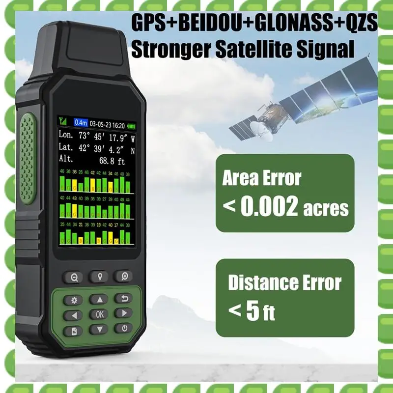 

Прецизионный портативный GPS-метр A04V ZL190PLUS для геодезирования сельскохозяйственных угодий, земли и горнодобывающих зон