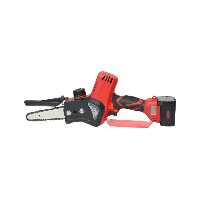 

Outdoor Wood Cutting Tool 25.2v Cordless Electric Chain Saw Power Saw Mini Lithium Battery Chainsaw