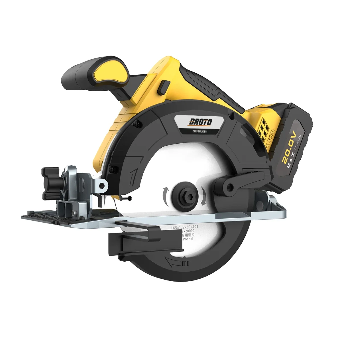 YYHC-Cordless high quality Woodworking 20v mini electric circular saw electric mitre saw